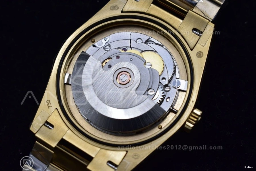 Version V2 36 YG Bracelet BPF A2836 DayDate On Best President 0218